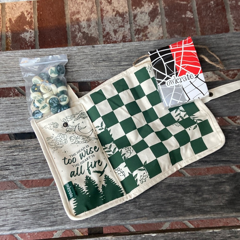 Owlcrate raven cycle Chess set plus bundle